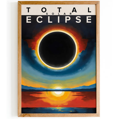 Total Solar Eclipse Modern Art Print