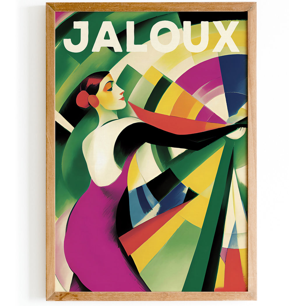 Art Deco Jaloux Ballet Poster