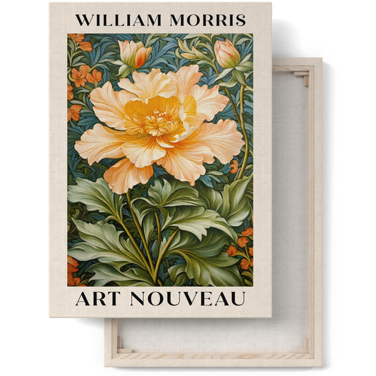 Vintage Botanical Elegance: Morris Canvas Print