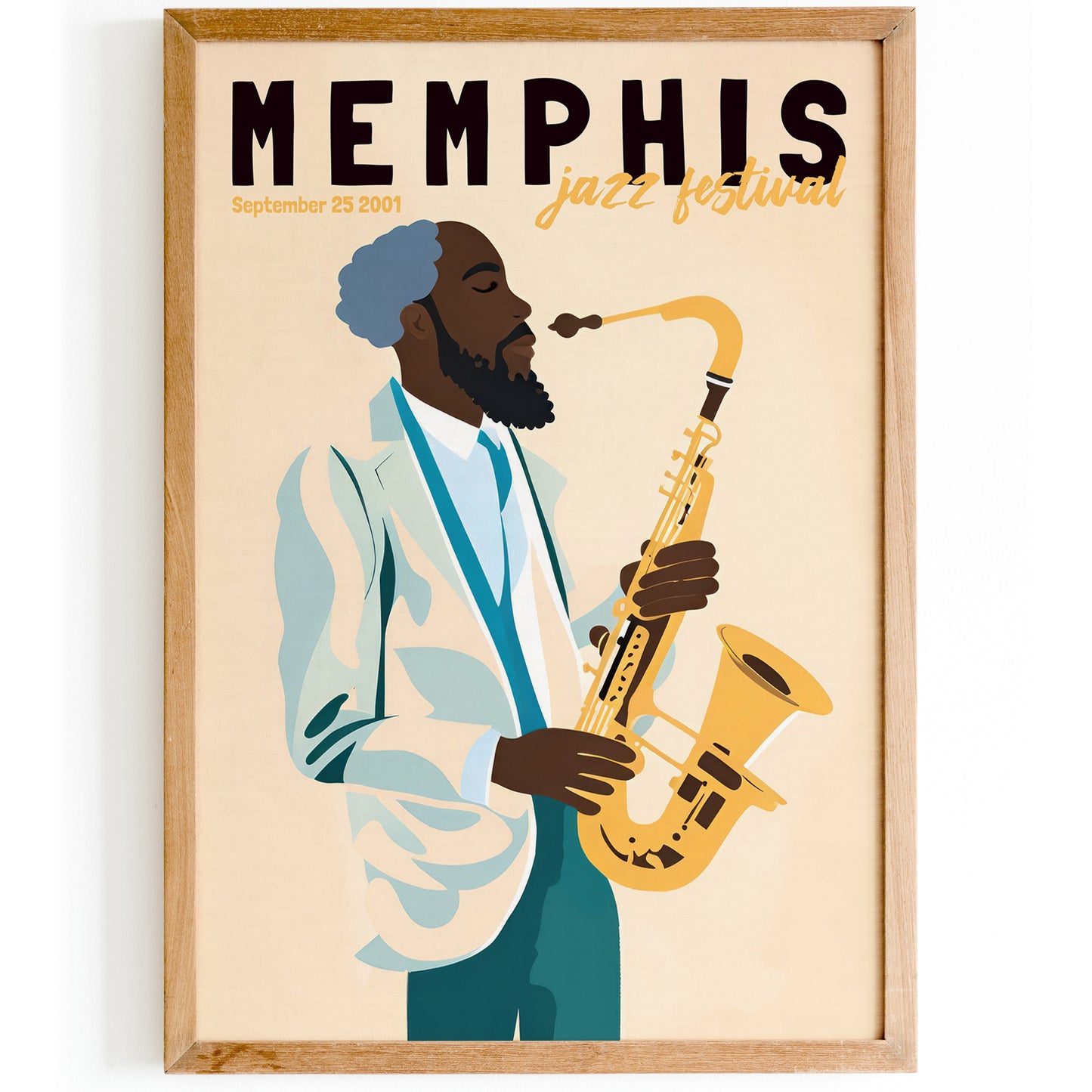 Memphis Jazz Festival Art Poster