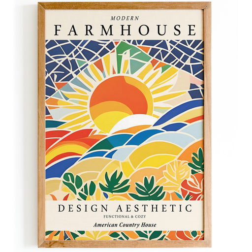 Farmhouse Aesthetic Poster