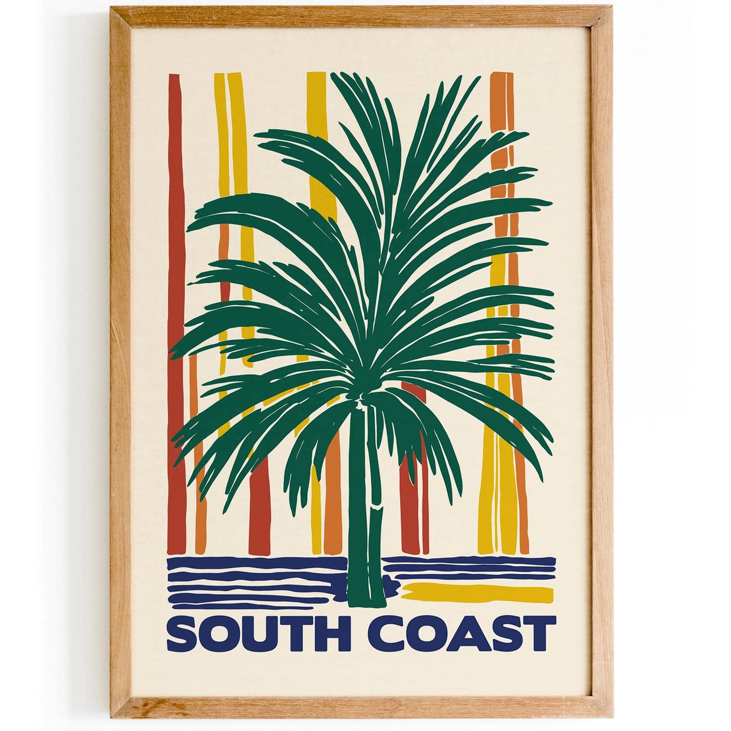 South Coast Palm Tree Landscape Art