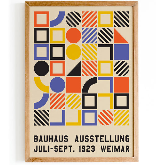 Bauhaus Geometric Poster 1923