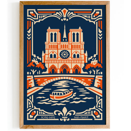 Cathédrale Notre-Dame de Paris Poster