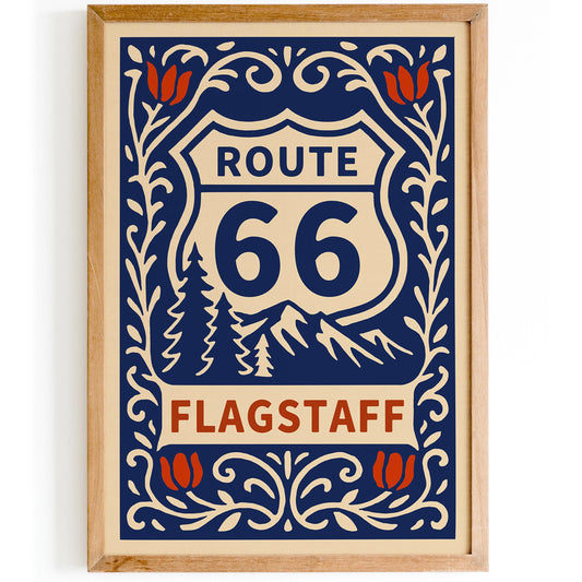 Route 66 Flagstaff Poster