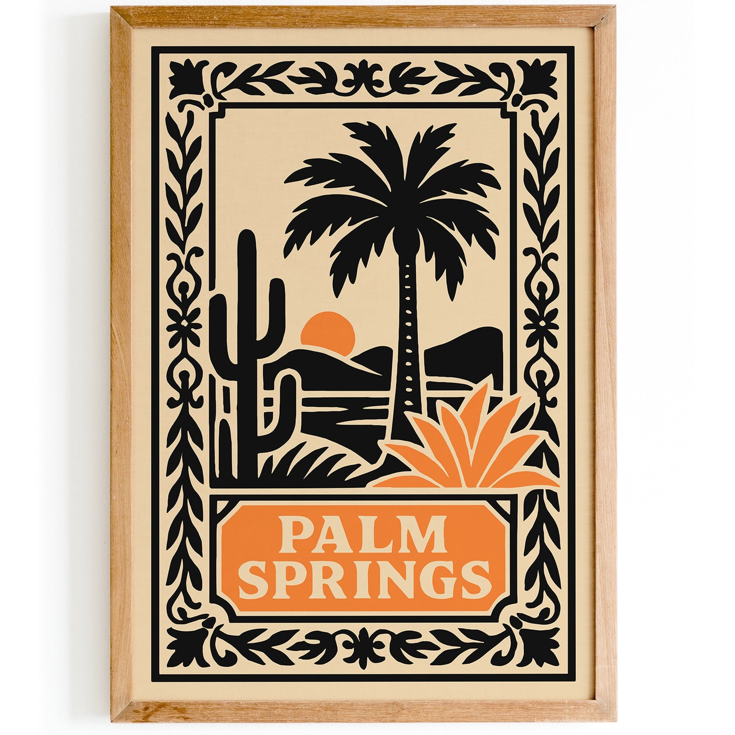 Palm Springs Travel Art Print - Landscape Wall Art Poster