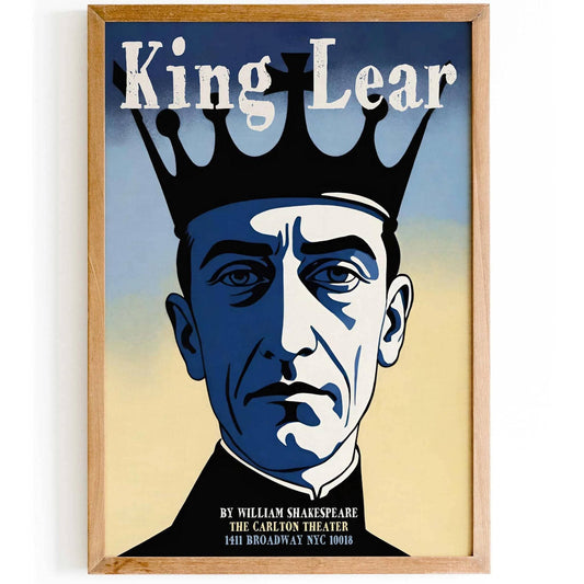 King Lear Crown Poster Print
