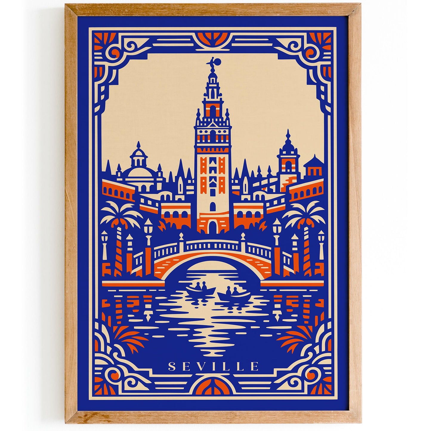 Seville Spain Travel Poster