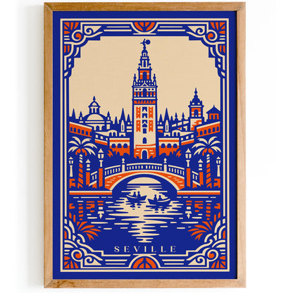 Seville Spain Travel Poster
