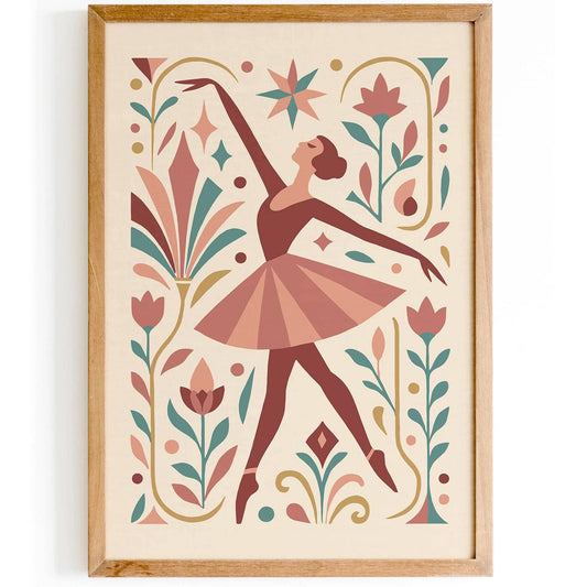 Modern Ballerina Poster