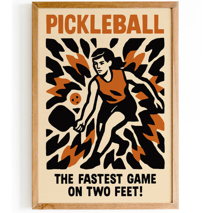 Pickleball Energy Sports Poster