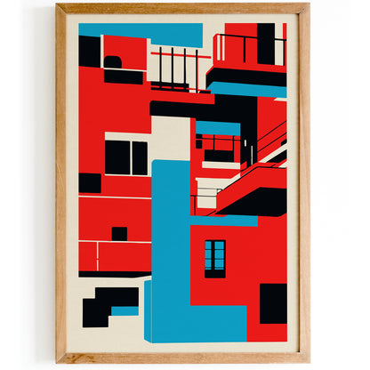 Bauhaus Architecture Poster