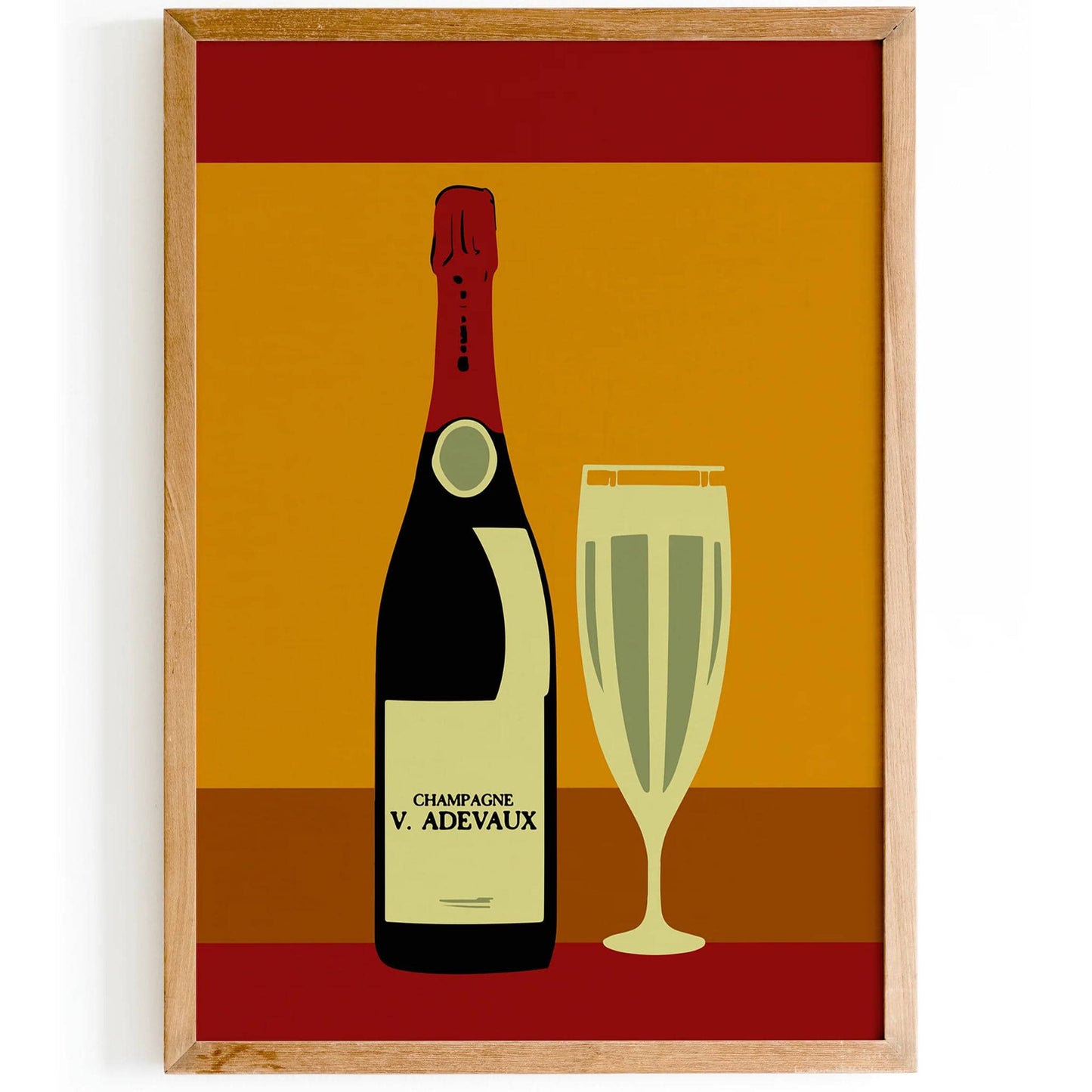 French Champagne Vintage Poster - HypeSheriff