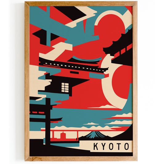 Kyoto - Japan Travel Poster