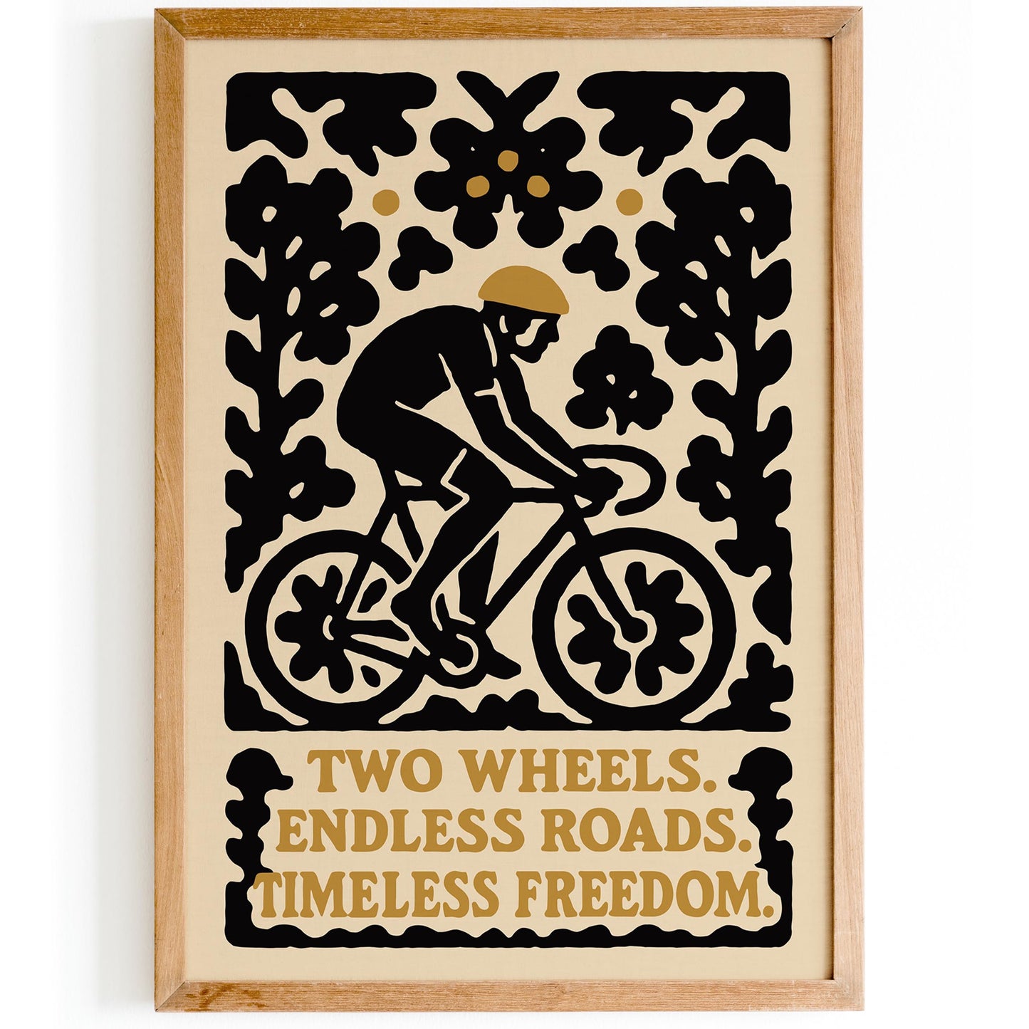 Cycling Freedom Poster Print
