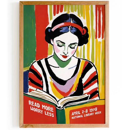 Read More Worry Less Poster Print