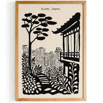 Kyoto Japan Travel Poster
