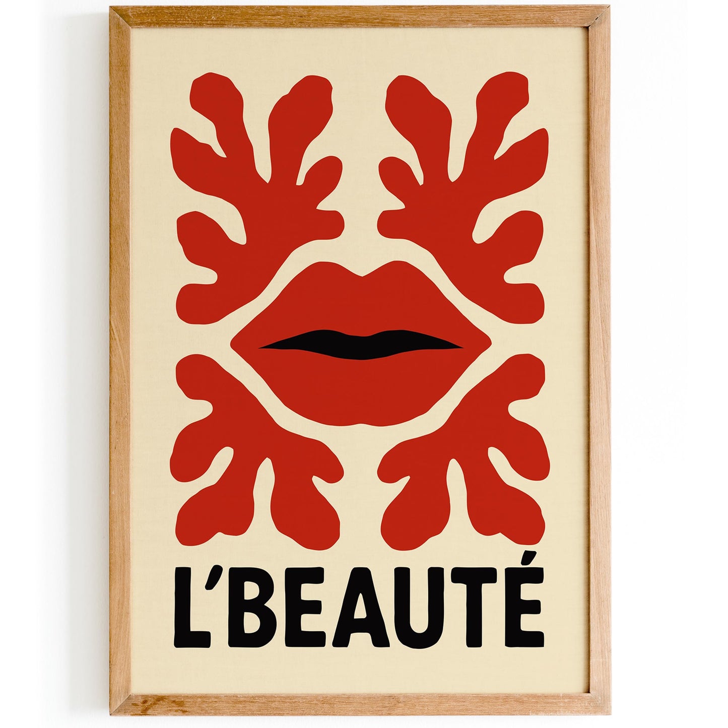 French Lips Art Print