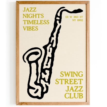 1989 Nashville Jazz Festival Poster