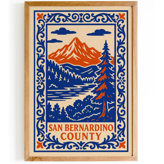 San Bernardino County Landscape Poster
