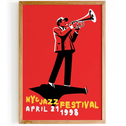 NYC Jazz Festival 1998 Poster - HypeSheriff