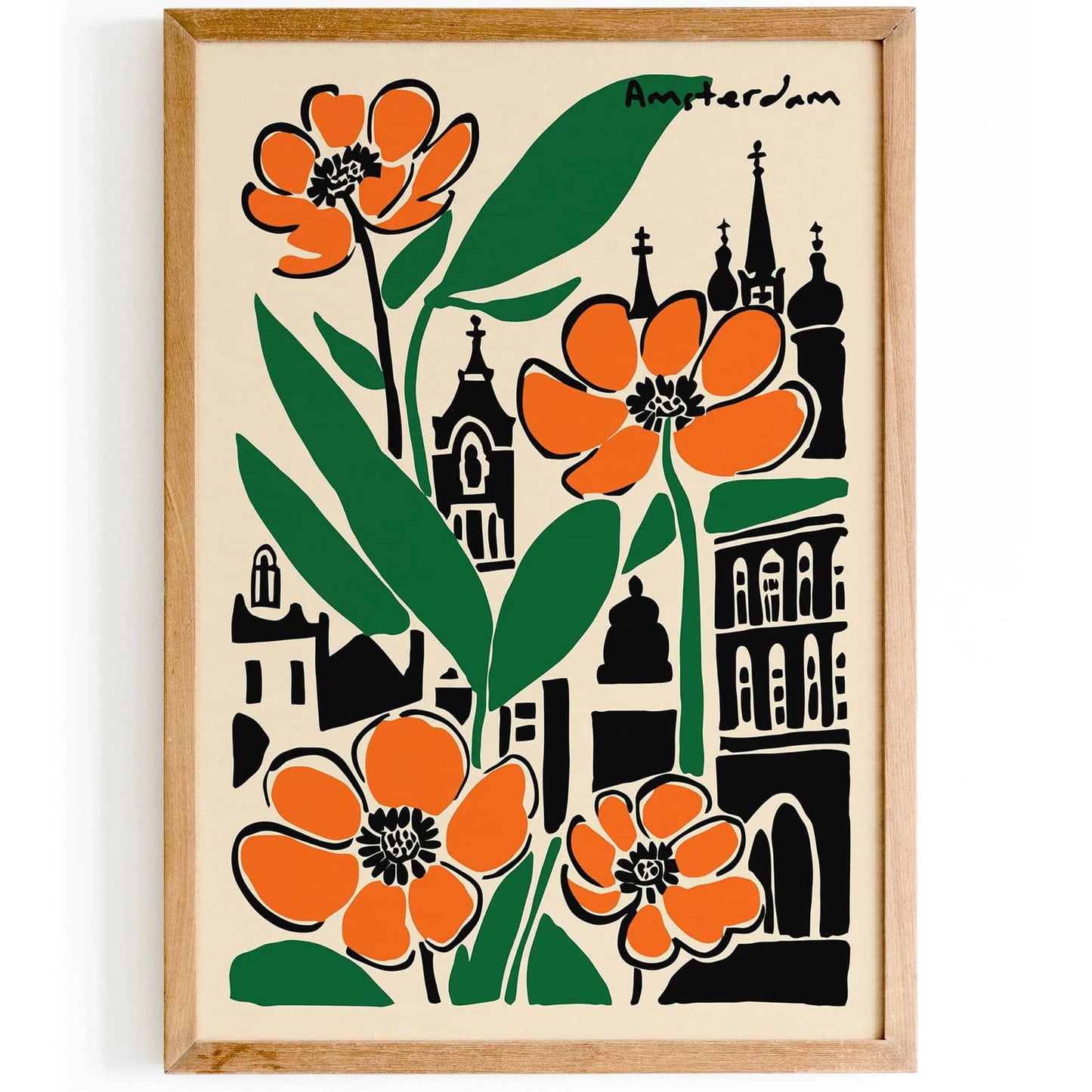 Amsterdam Cityscape Poster