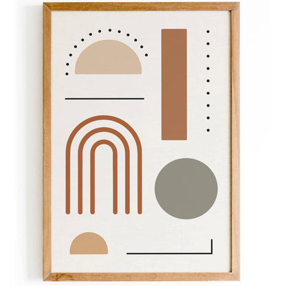 Modern Minimalist Art Print - Aesthetic Home Decor