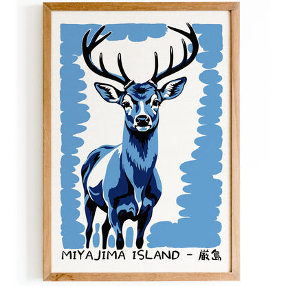 Miyajima Deer Poster Print