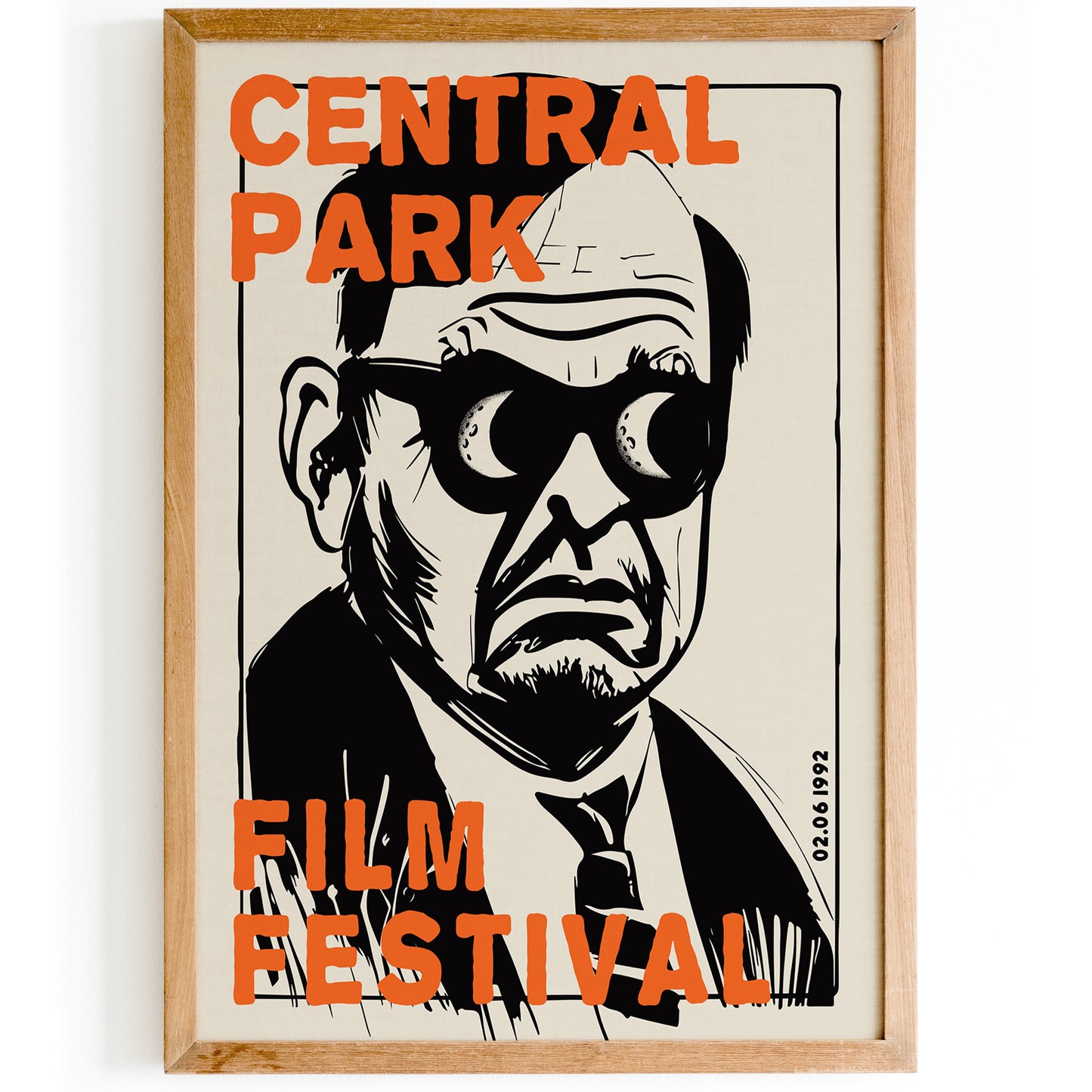 Central Park Film Festival 1992 Vintage Poster