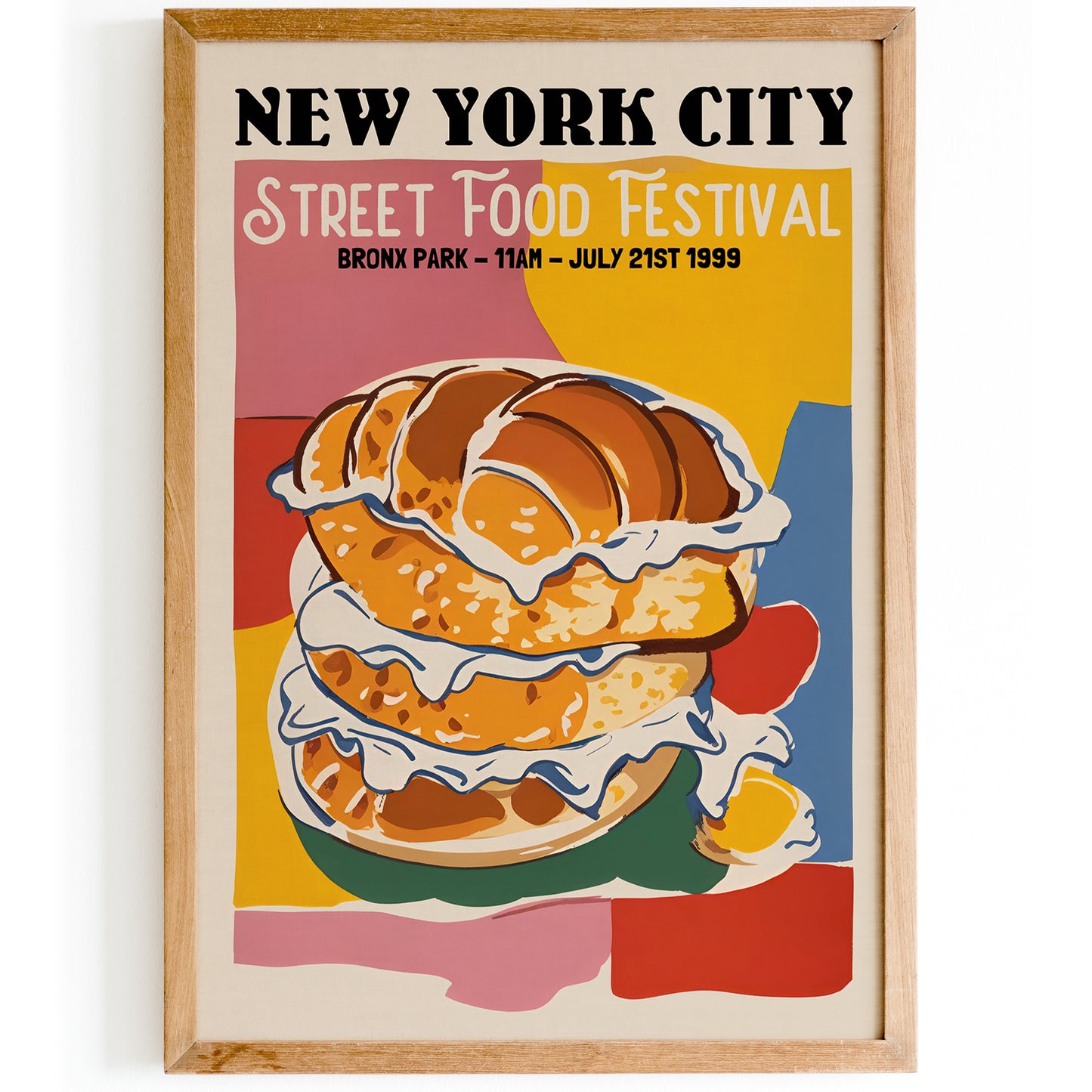 NYC Street Food Festival 1999 Poster