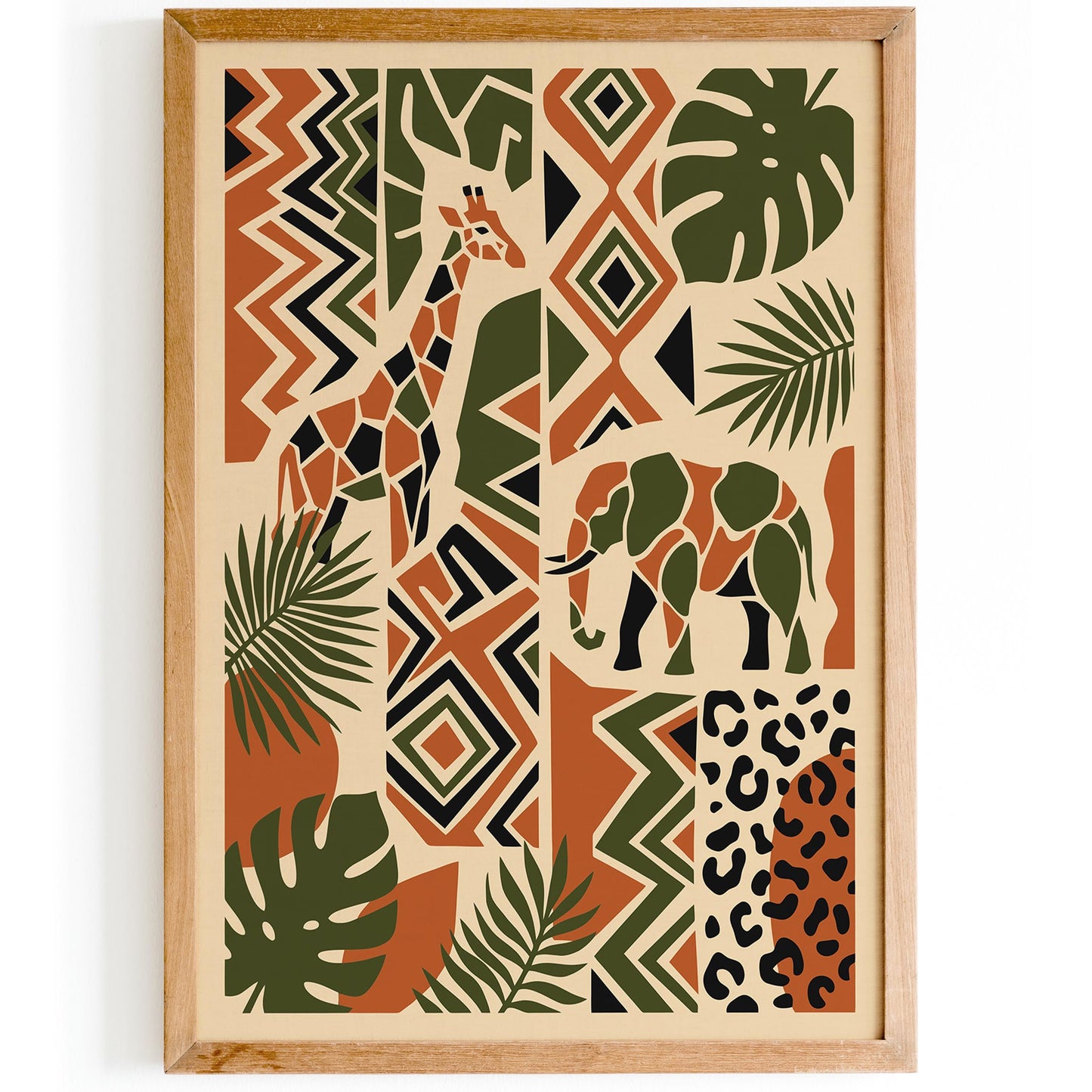 Bohemian Safari Nature Poster