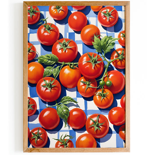 Red Tomatoes Farmhouse Kitchen Print