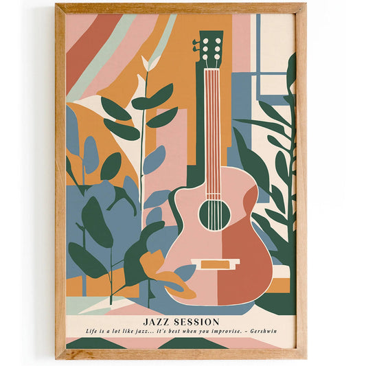JAZZ SESSION GERSHWIN POSTER 36x48 - HypeSheriff