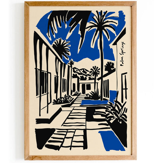 Palm Springs Mid-Century Modern Architecture Poster