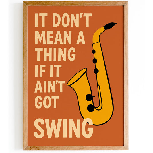 Swing Jazz Print