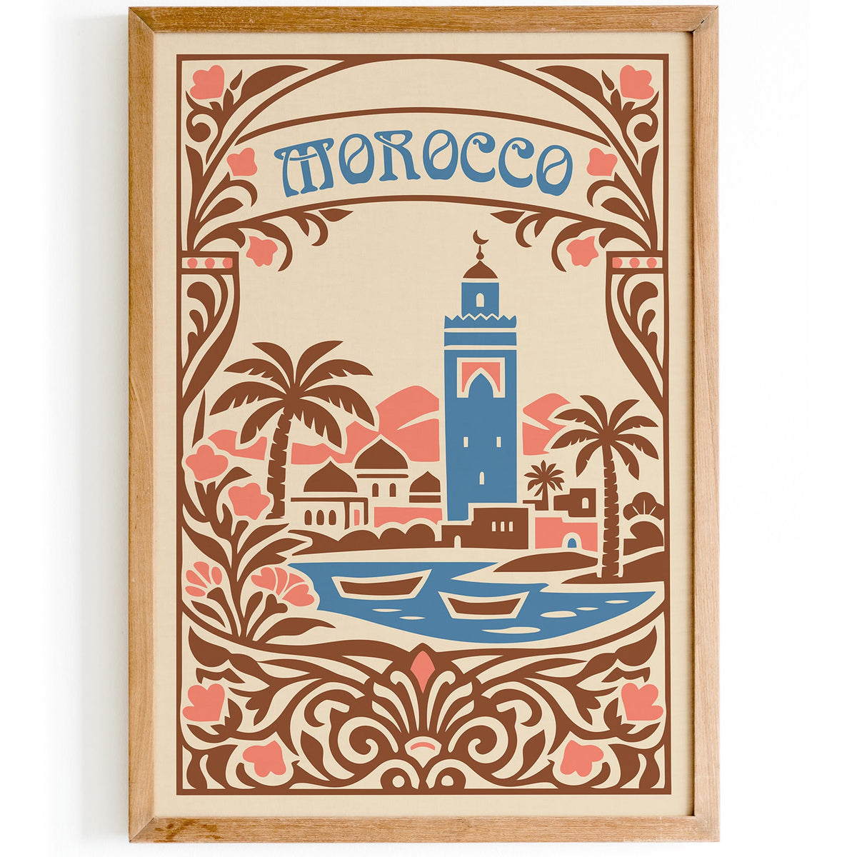 Morocco Travel Poster