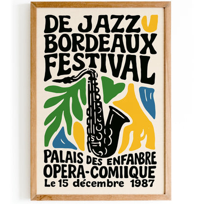 Bordeaux Jazz Festival Poster