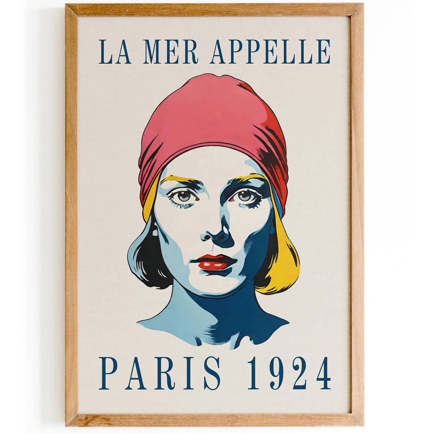 French Swimming Poster Paris 1924