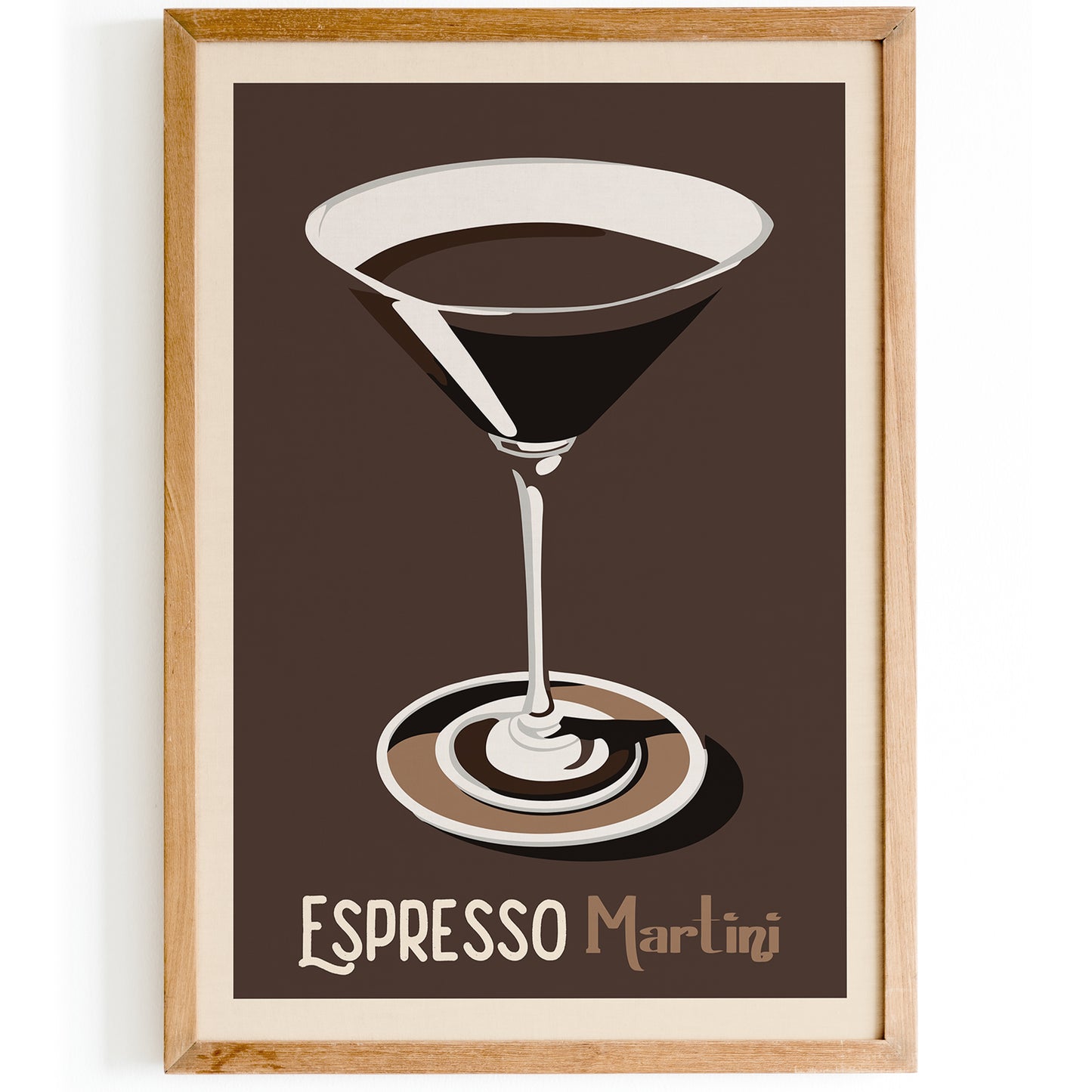 Espresso Martini Classy Wall Art Print