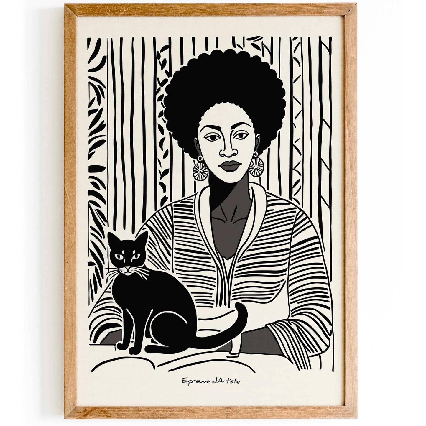 Monochrome Muse Wall Art