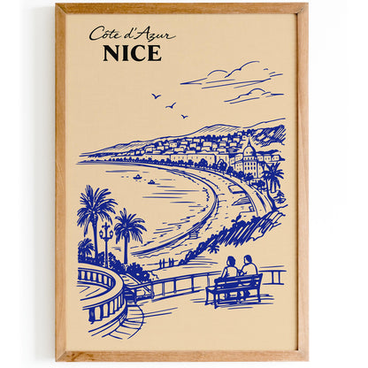 Côte d’Azur Nice Poster