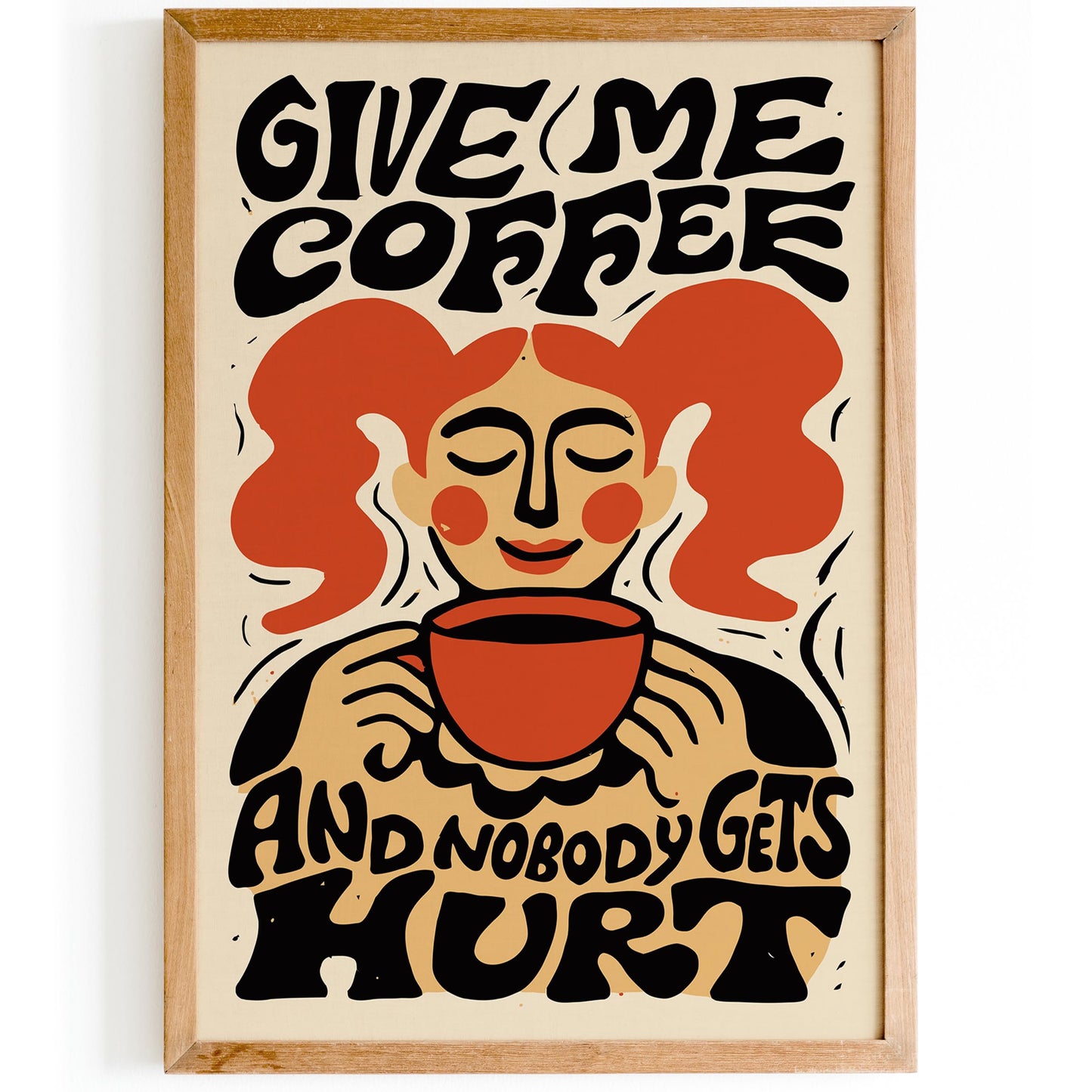 Coffee First Wall Art