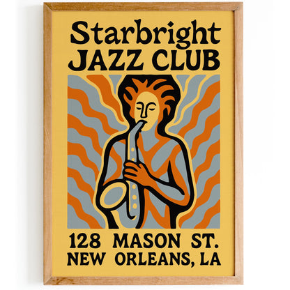Starbright Jazz Club Poster