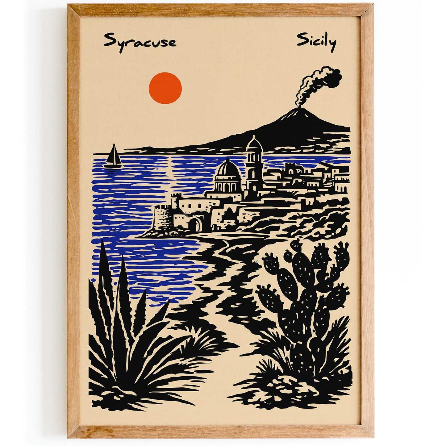 Syracuse Sicily Travel Poster 2026