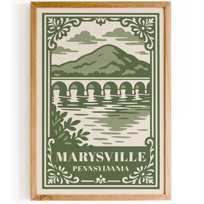 Marysville Pennsylvania Travel Poster