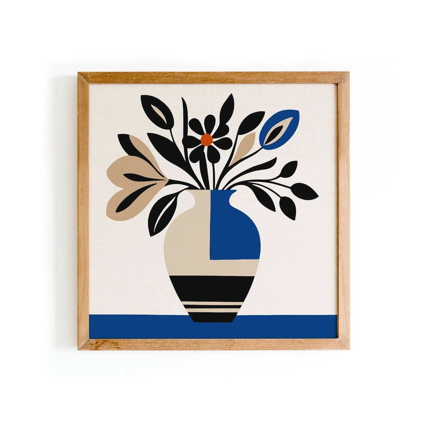 Modern Minimalist Floral Print