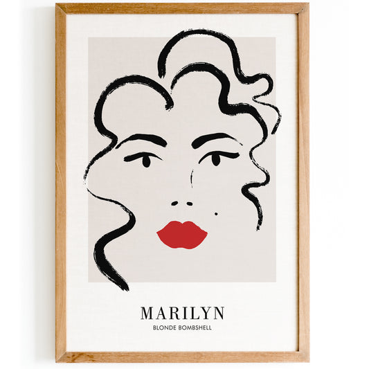 Marilyn Monroe Actress Poster