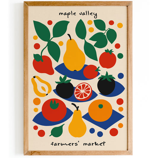 Maple Valley Farmers' Market Art Print