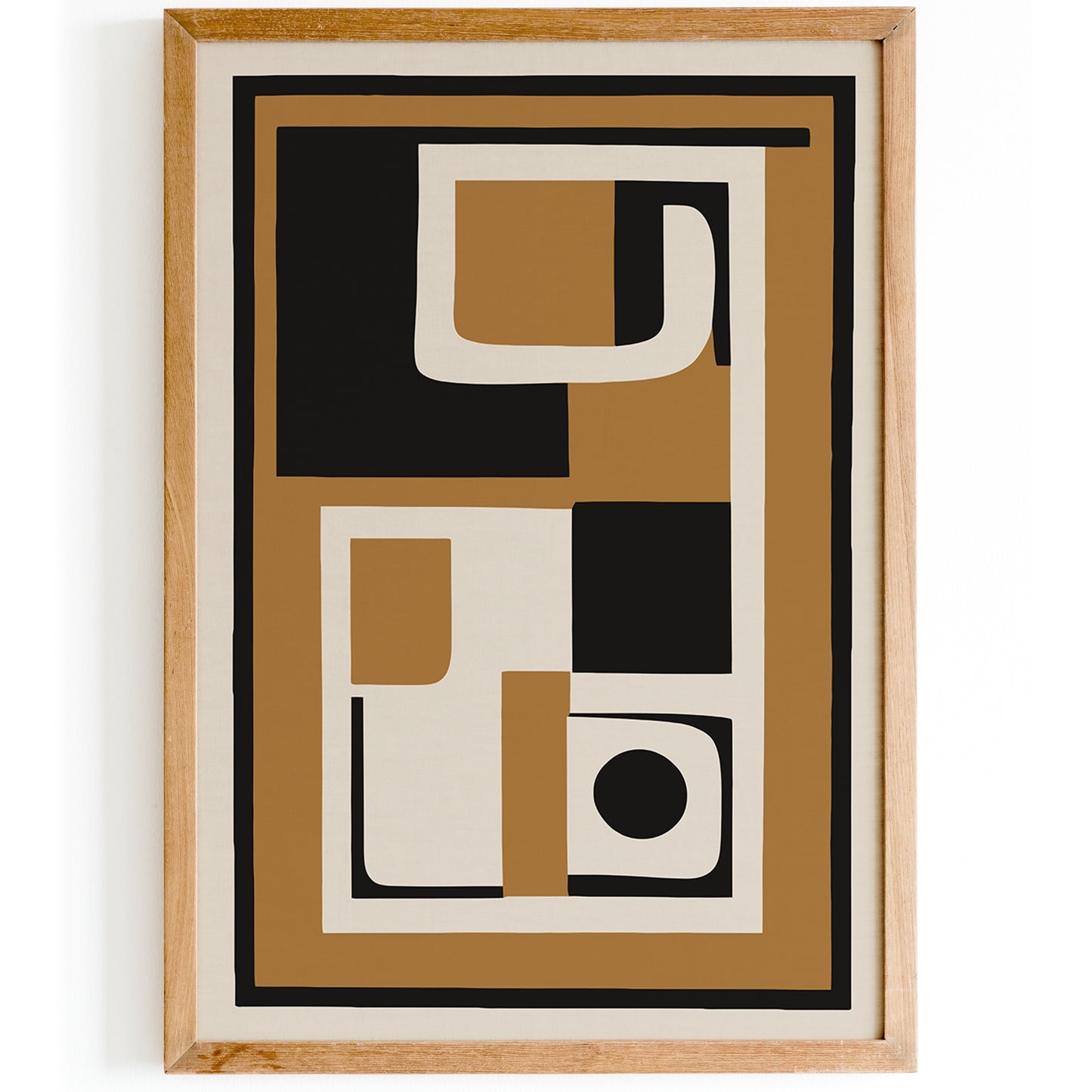 Geometric Abstract Print: Stylish Wall Art