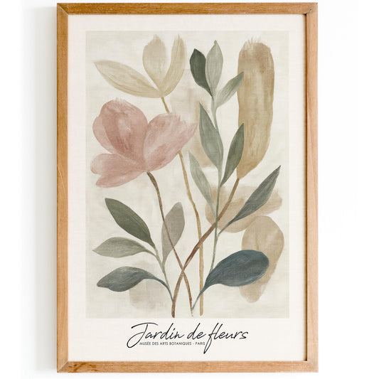 Jardin de Fleurs Poster 2026